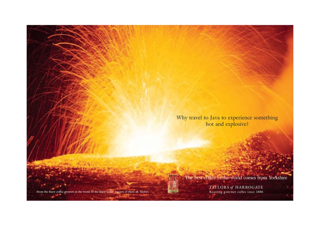 Taylors of Harrogate national press campaign Taylors-java-coffee-dps