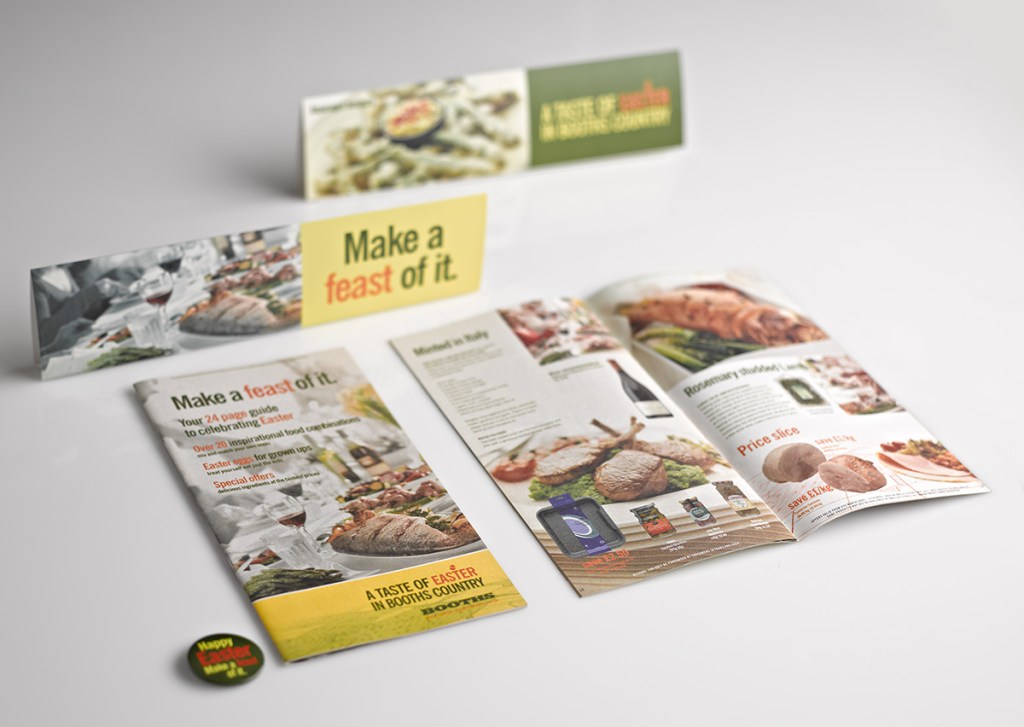 Booths Make a feast of Easter camapign