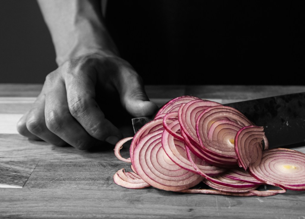 A finely sliced onion, where everything looks very uniform, one section repeating another - life simply isn't like this.